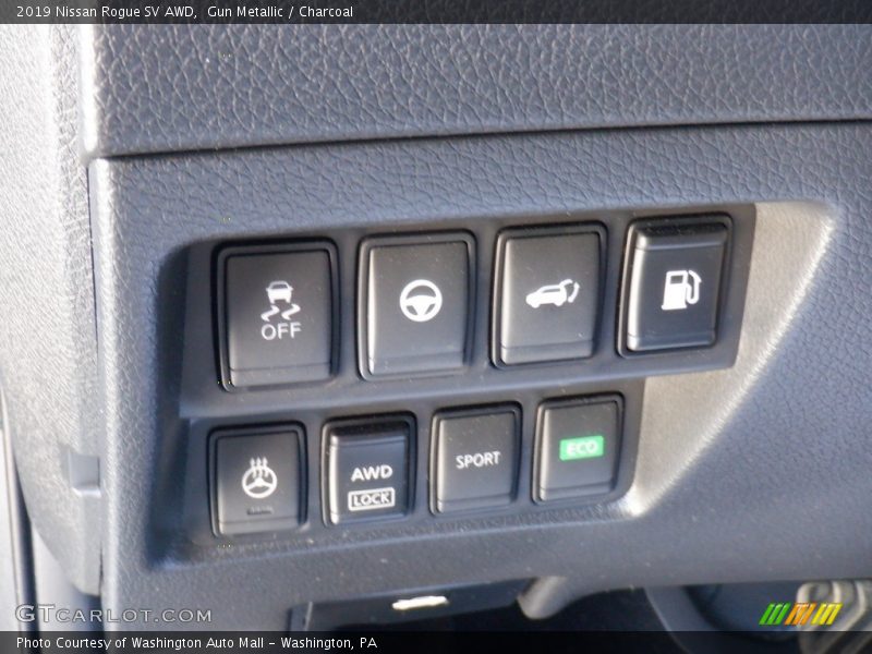 Controls of 2019 Rogue SV AWD