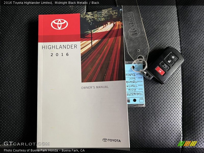 Books/Manuals of 2016 Highlander Limited