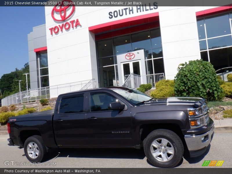 Tungsten Metallic / Jet Black 2015 Chevrolet Silverado 1500 LT Double Cab 4x4