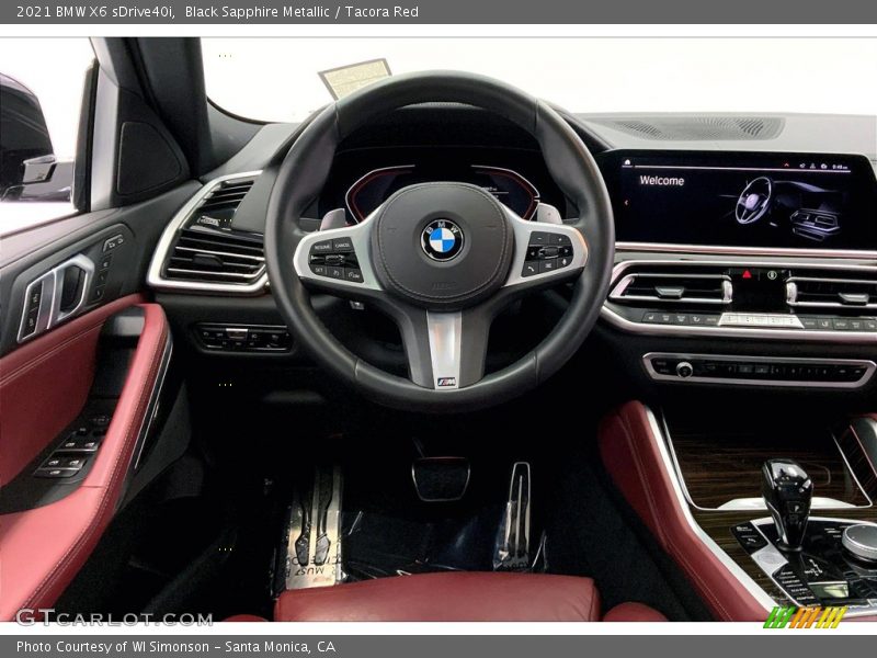 Dashboard of 2021 X6 sDrive40i