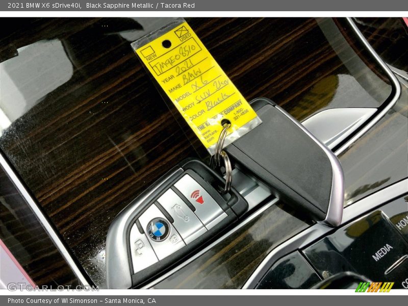 Keys of 2021 X6 sDrive40i