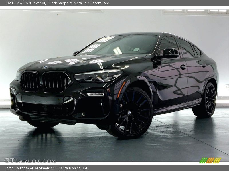  2021 X6 sDrive40i Black Sapphire Metallic
