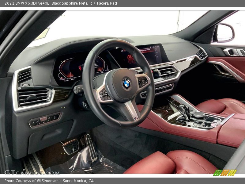 Dashboard of 2021 X6 sDrive40i