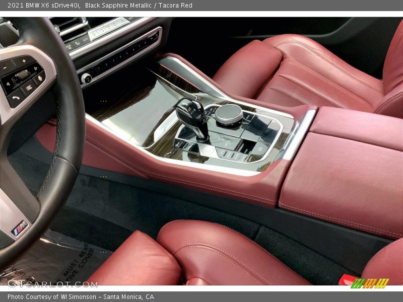 Controls of 2021 X6 sDrive40i