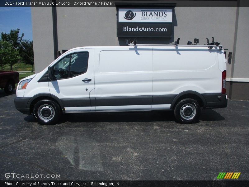 Oxford White / Pewter 2017 Ford Transit Van 350 LR Long
