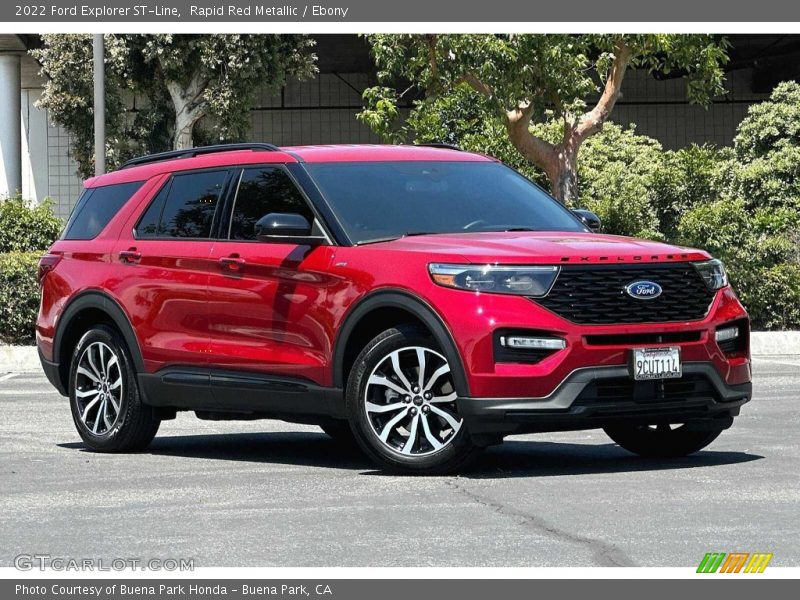  2022 Explorer ST-Line Rapid Red Metallic