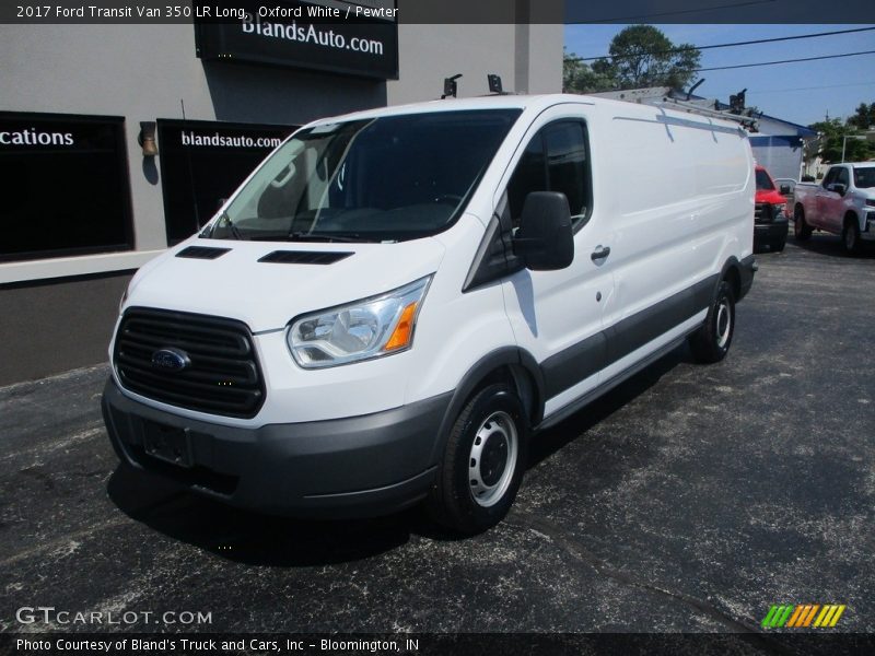 Oxford White / Pewter 2017 Ford Transit Van 350 LR Long