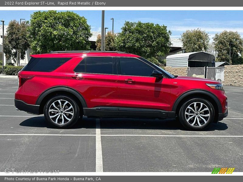  2022 Explorer ST-Line Rapid Red Metallic