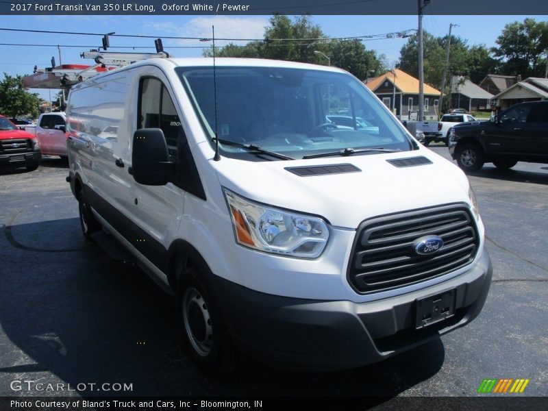 Oxford White / Pewter 2017 Ford Transit Van 350 LR Long