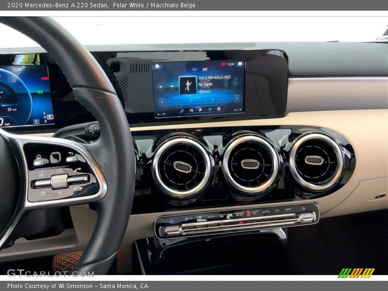Polar White / Macchiato Beige 2020 Mercedes-Benz A 220 Sedan