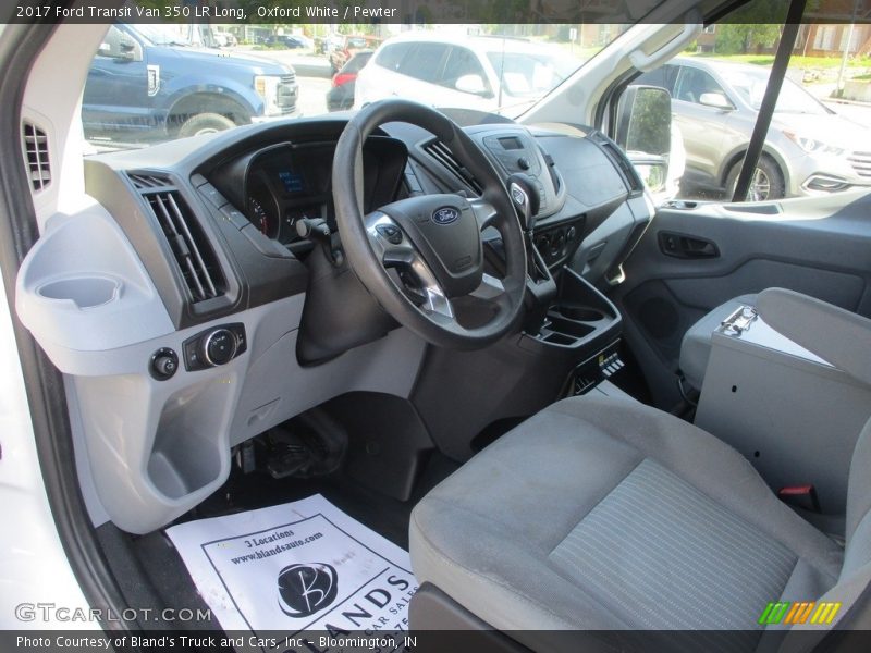 Oxford White / Pewter 2017 Ford Transit Van 350 LR Long