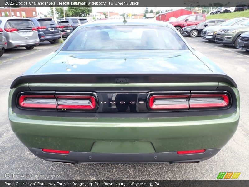 F8 Green / Black 2023 Dodge Challenger SRT Hellcat JailBreak Widebody