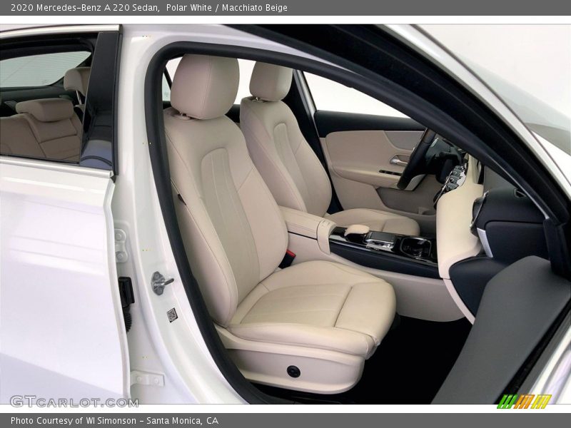 Polar White / Macchiato Beige 2020 Mercedes-Benz A 220 Sedan