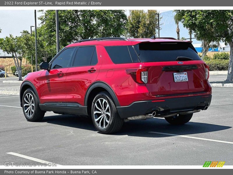 Rapid Red Metallic / Ebony 2022 Ford Explorer ST-Line