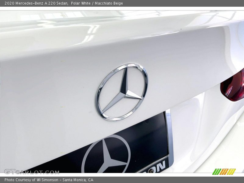 Polar White / Macchiato Beige 2020 Mercedes-Benz A 220 Sedan