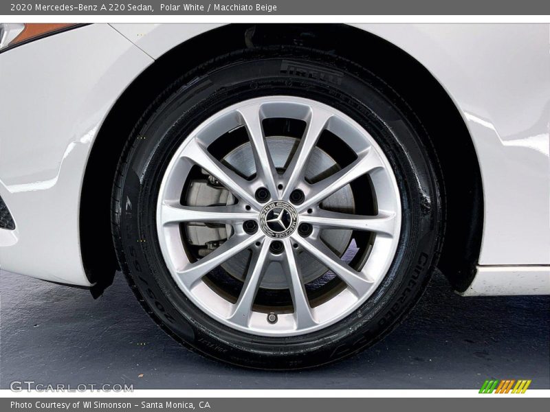 Polar White / Macchiato Beige 2020 Mercedes-Benz A 220 Sedan