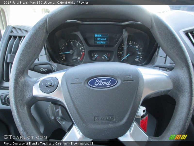 Oxford White / Pewter 2017 Ford Transit Van 350 LR Long