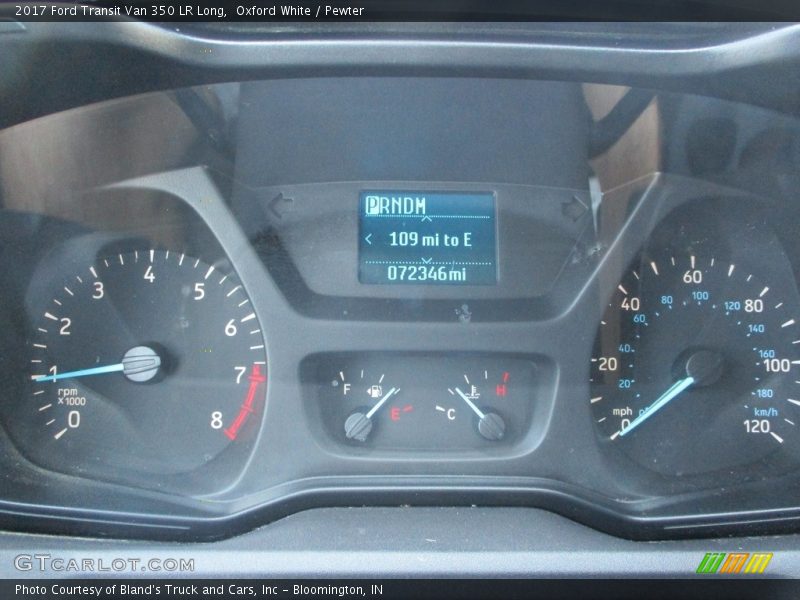 Oxford White / Pewter 2017 Ford Transit Van 350 LR Long