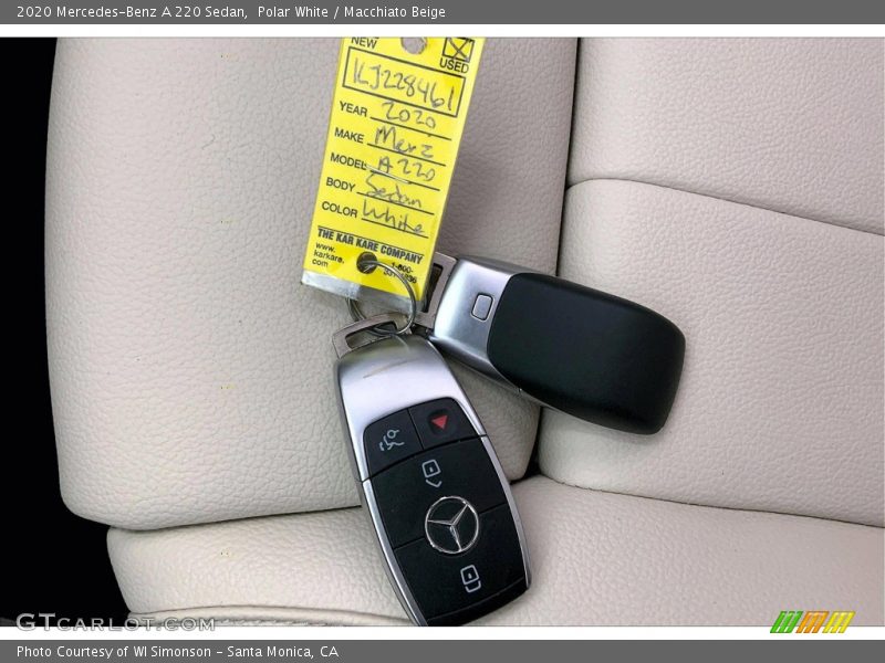 Polar White / Macchiato Beige 2020 Mercedes-Benz A 220 Sedan