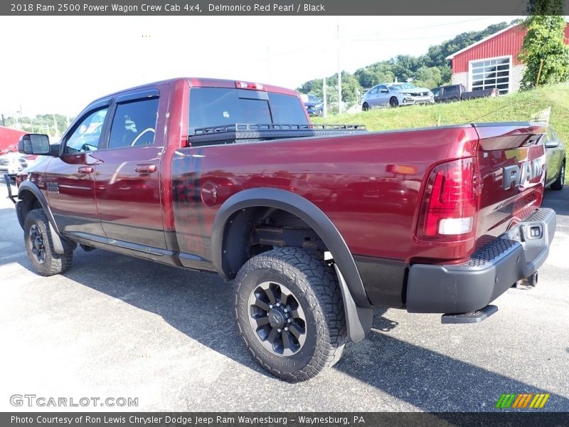 Delmonico Red Pearl / Black 2018 Ram 2500 Power Wagon Crew Cab 4x4