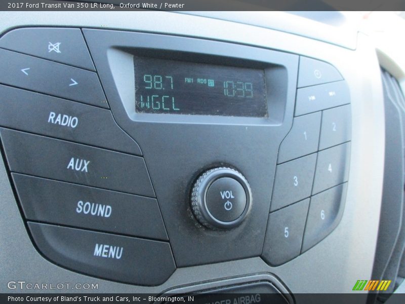 Oxford White / Pewter 2017 Ford Transit Van 350 LR Long