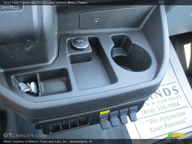 Oxford White / Pewter 2017 Ford Transit Van 350 LR Long
