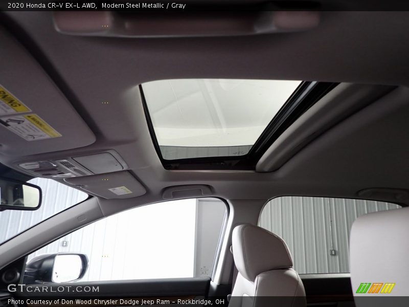 Modern Steel Metallic / Gray 2020 Honda CR-V EX-L AWD