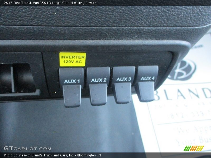 Oxford White / Pewter 2017 Ford Transit Van 350 LR Long