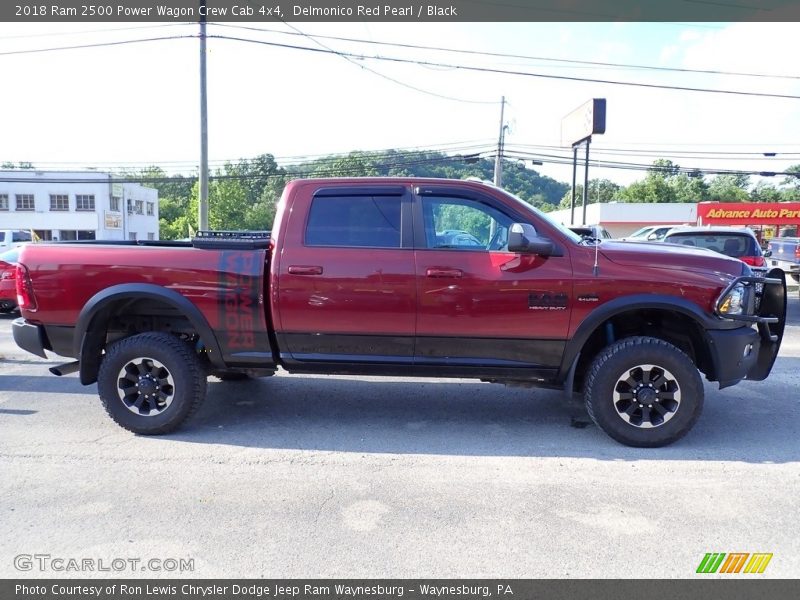 Delmonico Red Pearl / Black 2018 Ram 2500 Power Wagon Crew Cab 4x4
