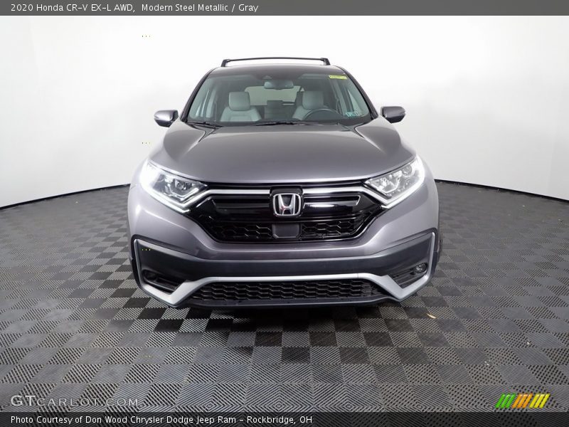 Modern Steel Metallic / Gray 2020 Honda CR-V EX-L AWD