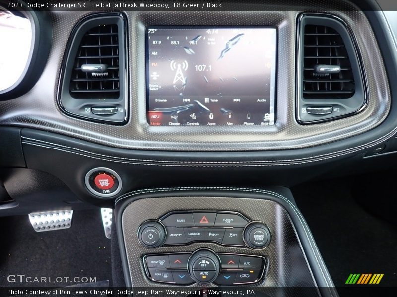 Controls of 2023 Challenger SRT Hellcat JailBreak Widebody
