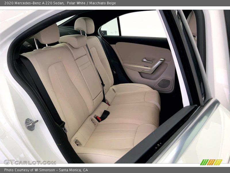 Polar White / Macchiato Beige 2020 Mercedes-Benz A 220 Sedan