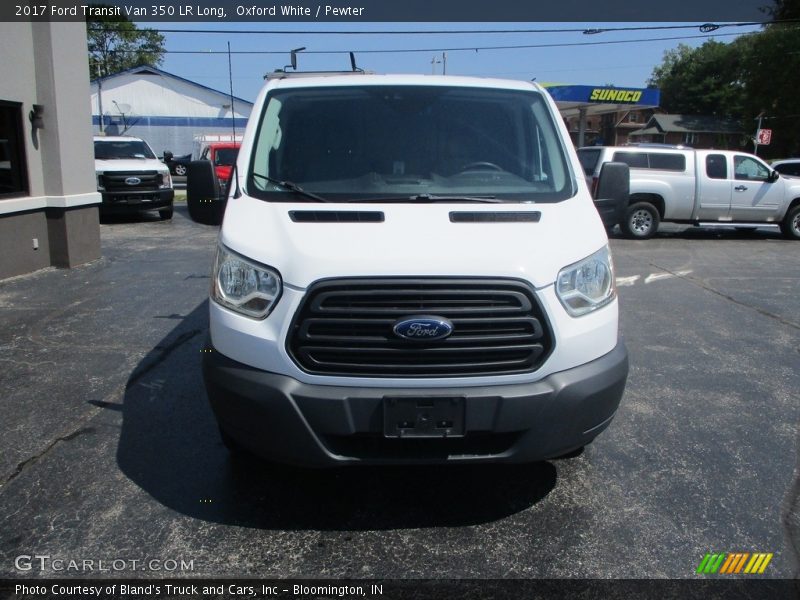Oxford White / Pewter 2017 Ford Transit Van 350 LR Long