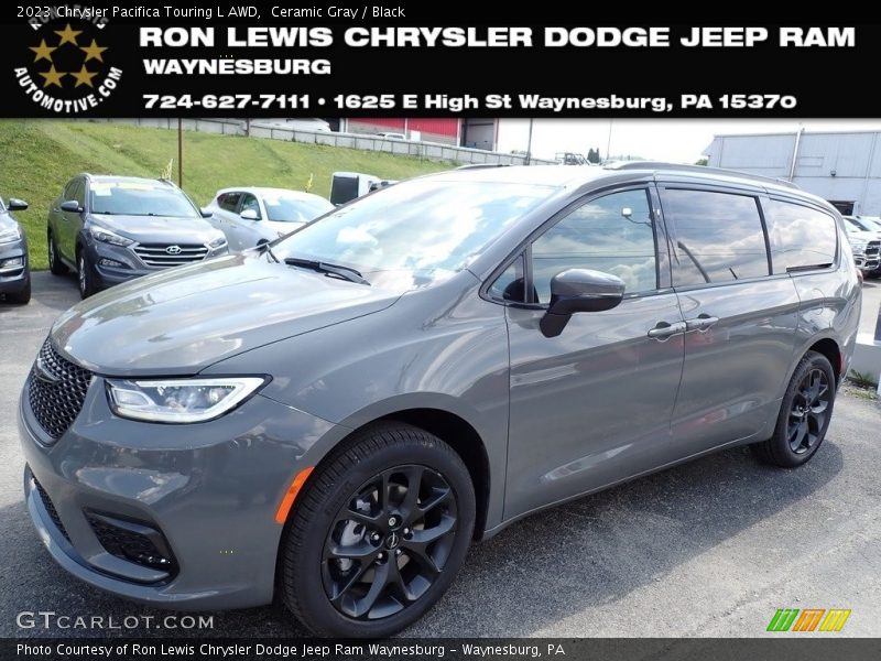Ceramic Gray / Black 2023 Chrysler Pacifica Touring L AWD