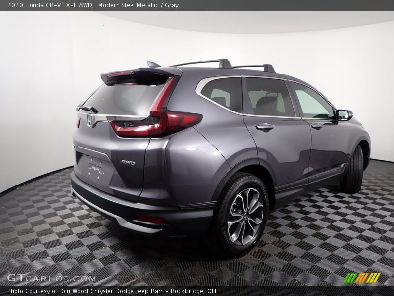 Modern Steel Metallic / Gray 2020 Honda CR-V EX-L AWD