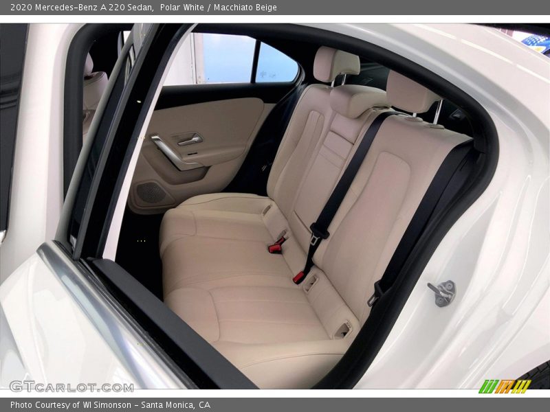 Polar White / Macchiato Beige 2020 Mercedes-Benz A 220 Sedan