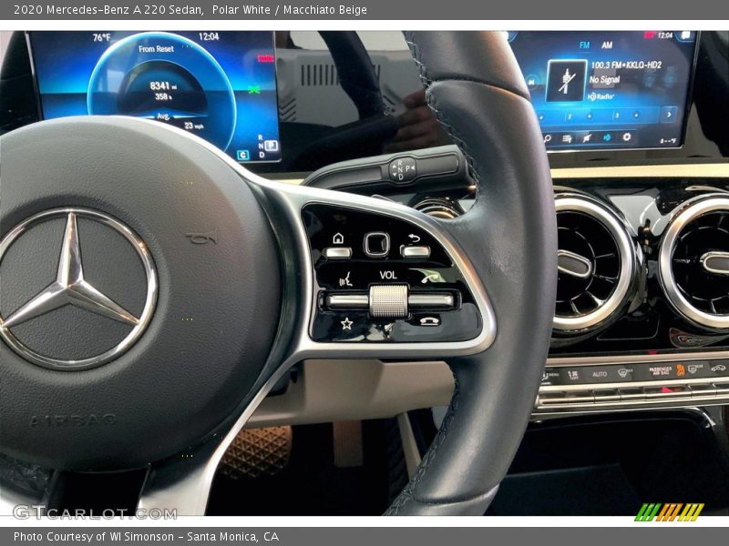 Polar White / Macchiato Beige 2020 Mercedes-Benz A 220 Sedan