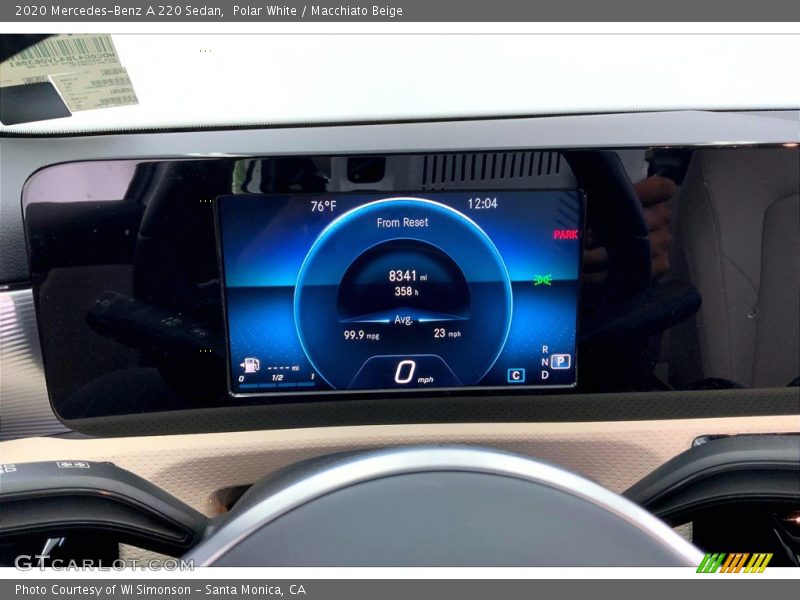 Polar White / Macchiato Beige 2020 Mercedes-Benz A 220 Sedan