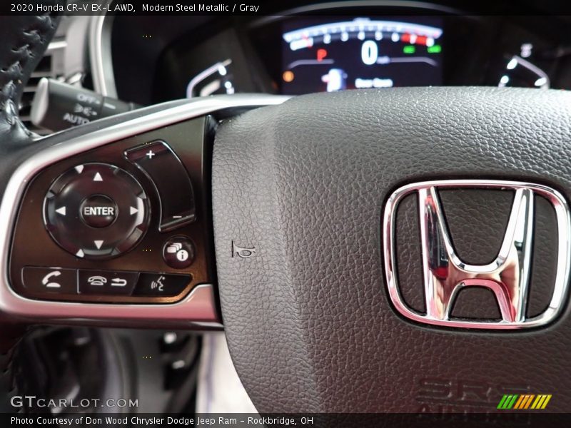 Modern Steel Metallic / Gray 2020 Honda CR-V EX-L AWD