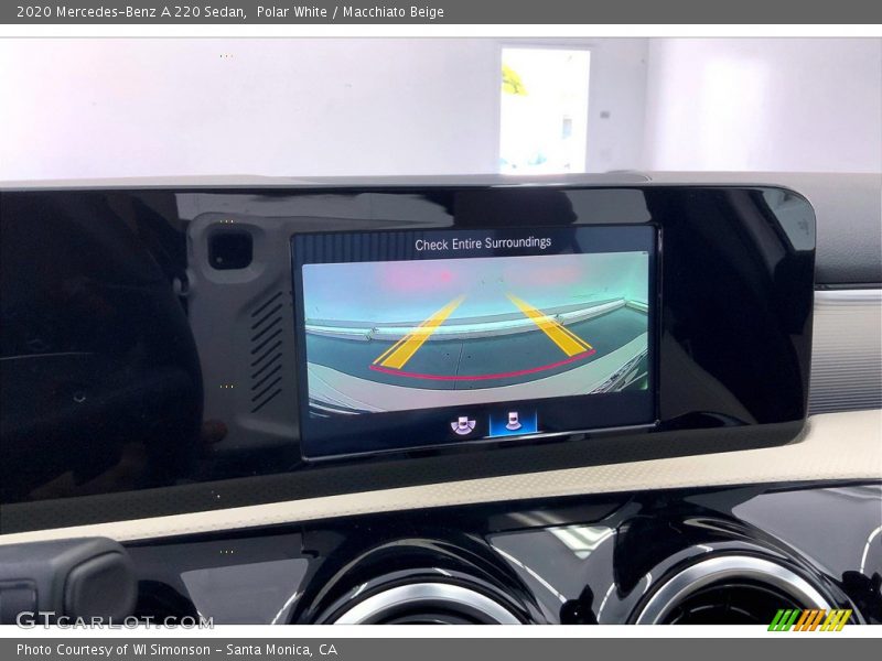 Polar White / Macchiato Beige 2020 Mercedes-Benz A 220 Sedan