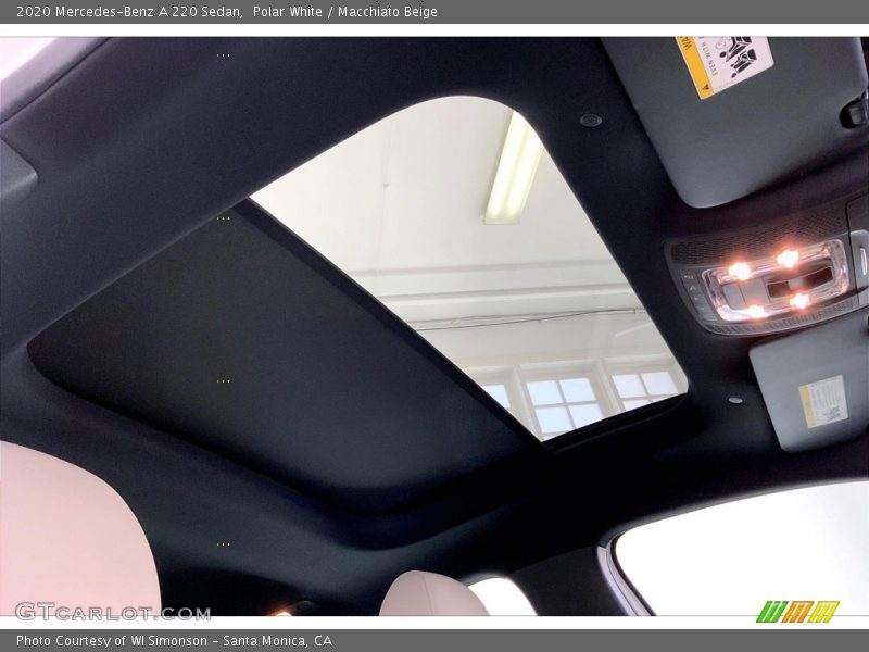 Polar White / Macchiato Beige 2020 Mercedes-Benz A 220 Sedan