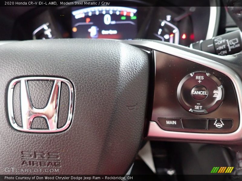 Modern Steel Metallic / Gray 2020 Honda CR-V EX-L AWD
