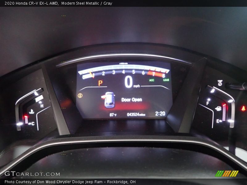 Modern Steel Metallic / Gray 2020 Honda CR-V EX-L AWD