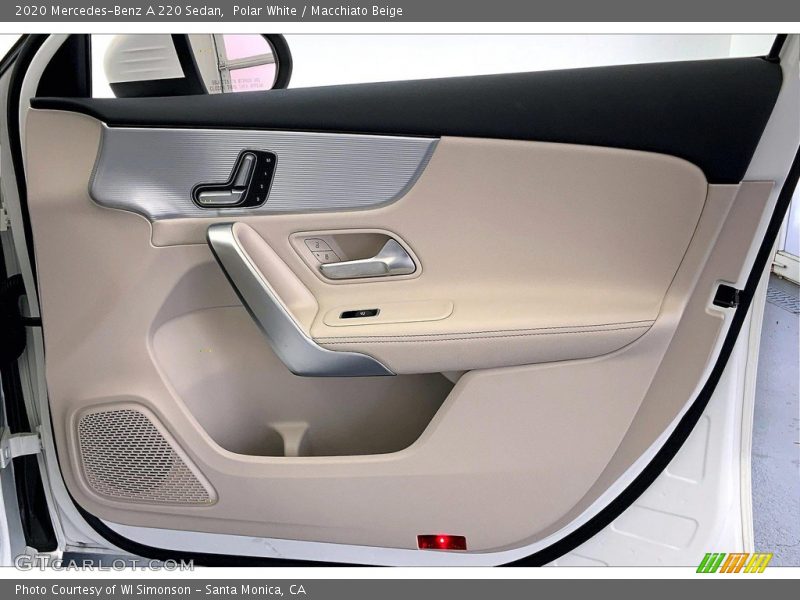Polar White / Macchiato Beige 2020 Mercedes-Benz A 220 Sedan