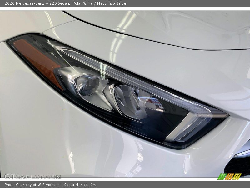 Polar White / Macchiato Beige 2020 Mercedes-Benz A 220 Sedan