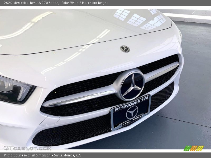 Polar White / Macchiato Beige 2020 Mercedes-Benz A 220 Sedan