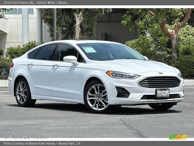 Front 3/4 View of 2019 Fusion SEL