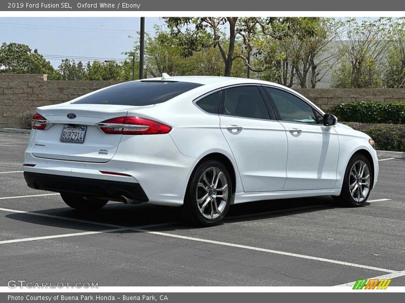 Oxford White / Ebony 2019 Ford Fusion SEL