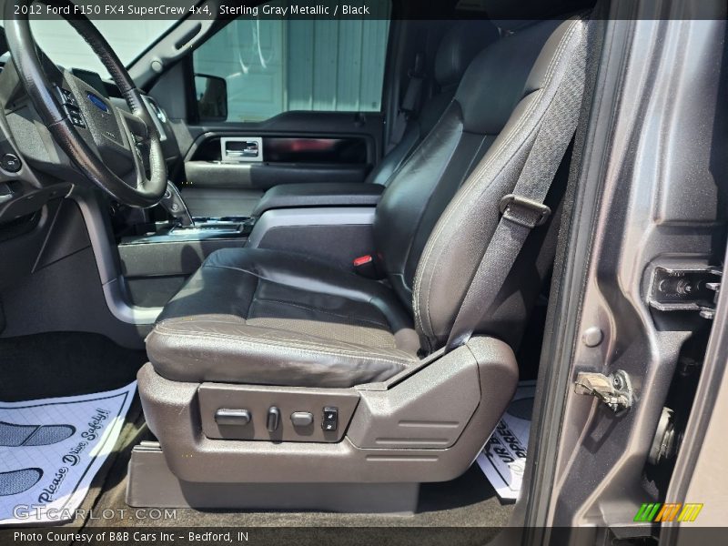 Sterling Gray Metallic / Black 2012 Ford F150 FX4 SuperCrew 4x4