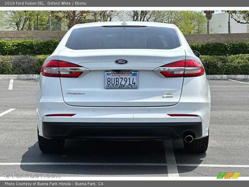 Oxford White / Ebony 2019 Ford Fusion SEL